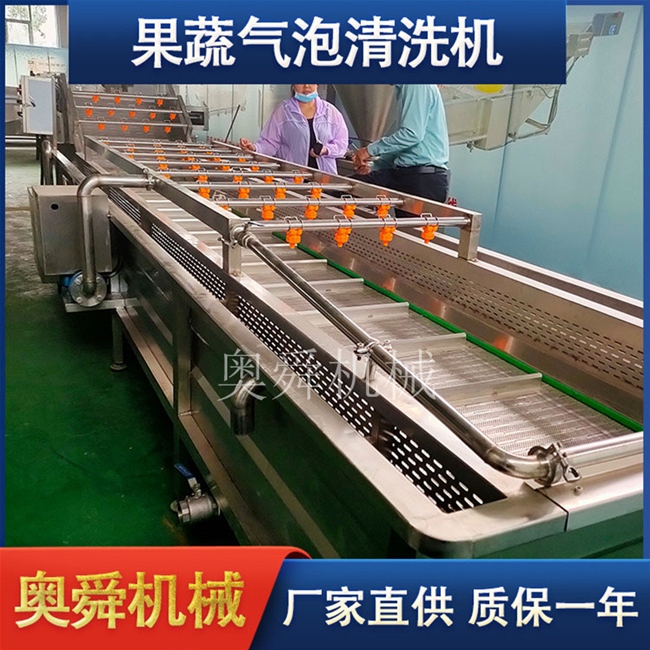 超聲波果蔬清洗機(jī) 果蔬臭氧去農(nóng)殘凈菜機(jī) 蔬菜大型清洗設(shè)備